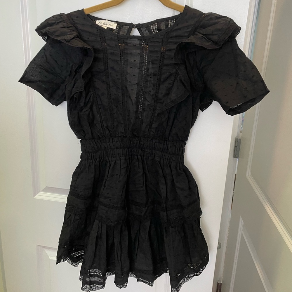 Black ruffle dress size S - Brand new with tags!